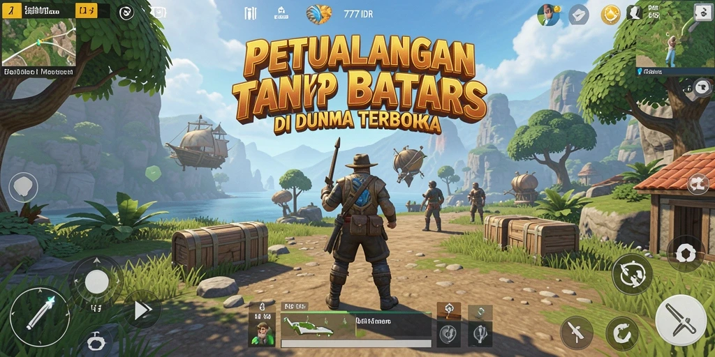 Gameplay seru 777IDR di dunia terbuka.