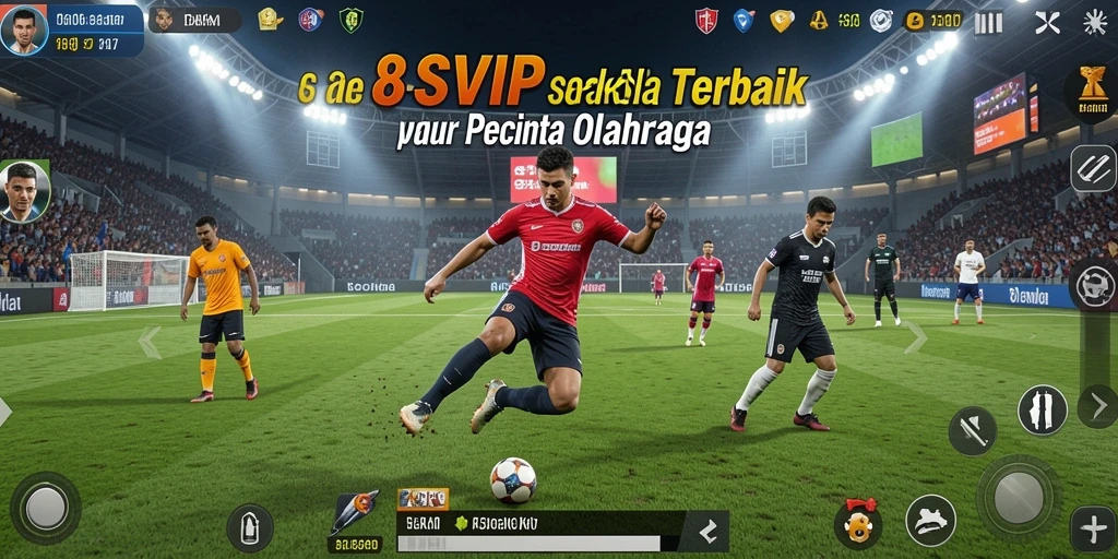 Tampilan gameplay <strong>8SVIP</strong> yang menampilkan aksi seru di lapangan sepak bola.
