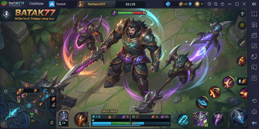 Tangkapan layar gameplay seru di BATIK77 dengan karakter unik.
