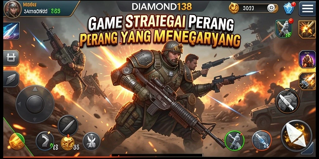 Tampilan gameplay seru dan mendebarkan dari DIAMOND138.