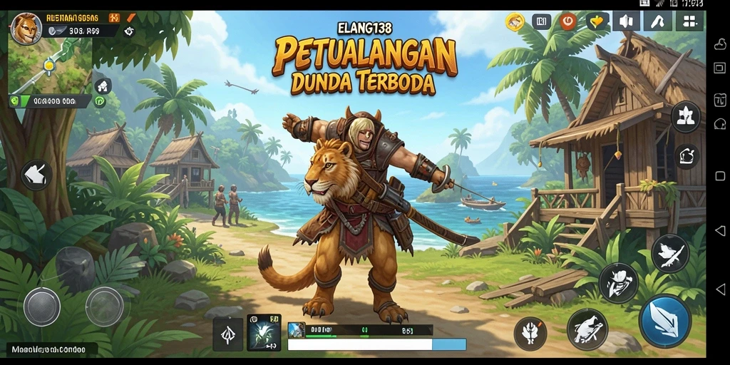 Gameplay ELANG138 yang menampilkan dunia terbuka yang luas dan penuh petualangan.