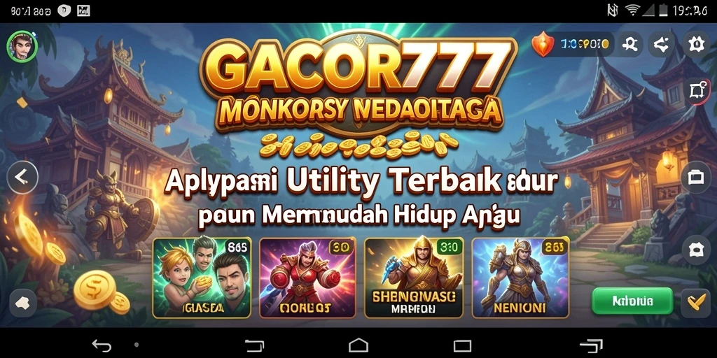 Screenshot aplikasi GACOR777 menunjukkan fitur pengingat cerdas dan manajemen tugas.