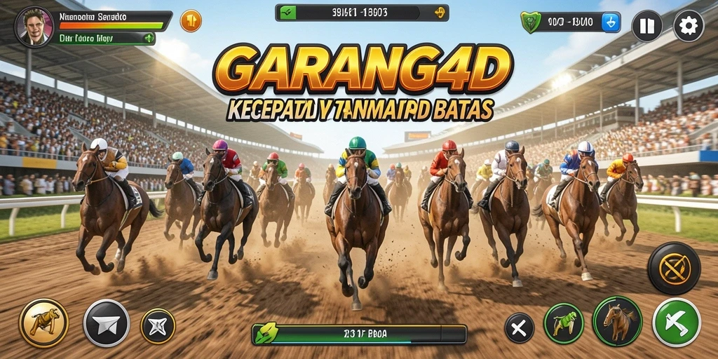 Tampilan balapan seru di GARANG4D dengan motor kencang.