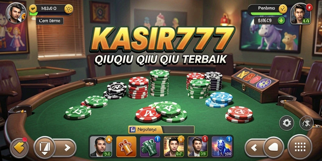 Tampilan gameplay QiuQiu yang seru dan kompetitif.