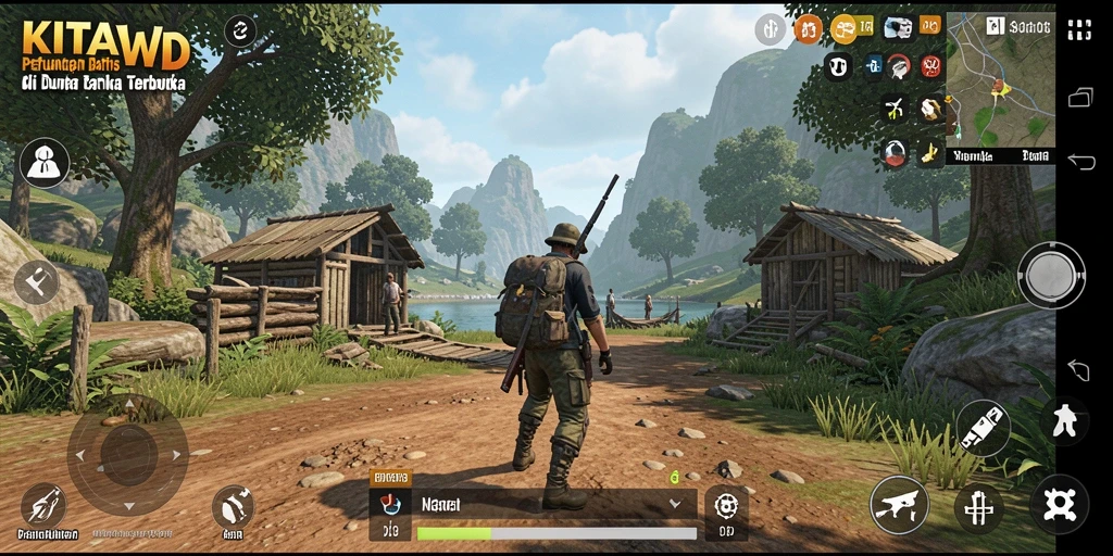 Tangkapan layar KITAWD menampilkan gameplay yang mendebarkan dalam dunia terbuka.