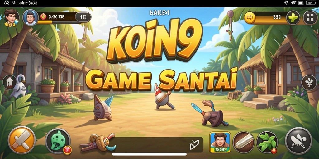 Screenshot KOIN99 menampilkan gameplay yang seru dan menawan.