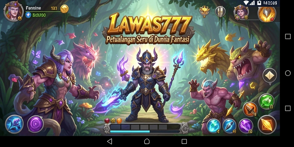 Tangkapan layar dari petualangan seru dalam LAWAS777.