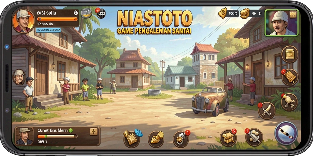 Gambaran gameplay seru dalam NIASTOTO yang menenangkan.