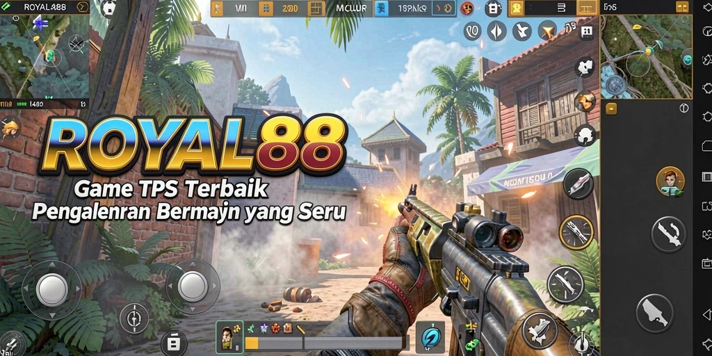 Screenshot gameplay ROYAL88 yang menampilkan aksi tembak-menembak seru.