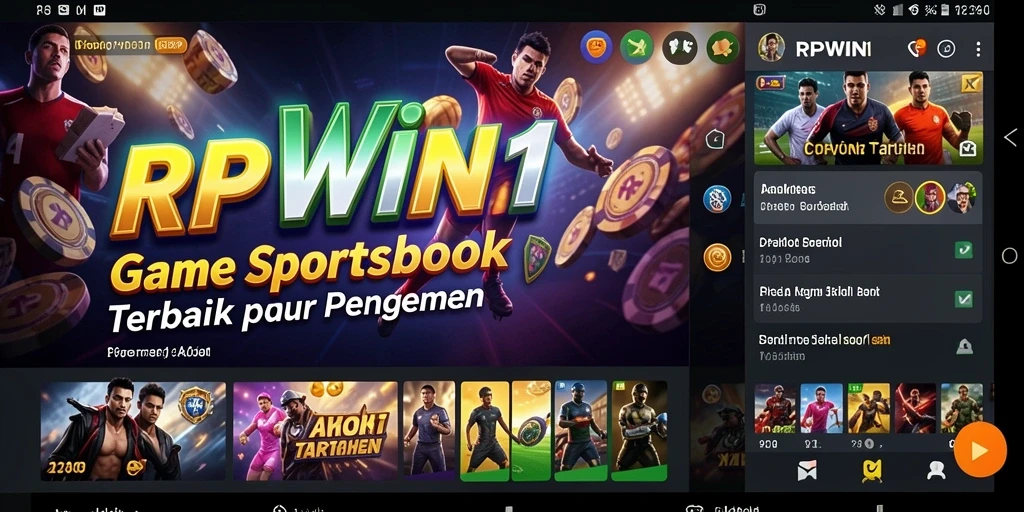 Tangkapan layar menunjukkan pengalaman taruhan yang menarik di RPWIN1.