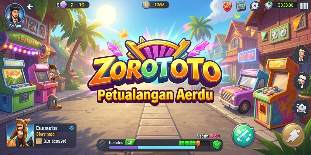 Tampilan seru dari gameplay ZOROTOTO yang menarik.